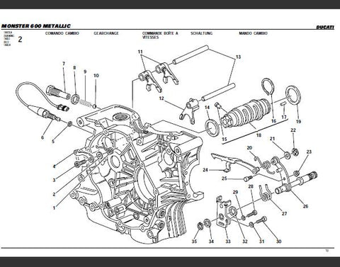 UNLOCK THE FULL POTENTIAL OF YOUR 2000 DUCATI MONSTER 600 WITH OUR COMPREHENSIVE METALLIC PARTS CATALOGUE MANUAL, AVAILABLE IN A CONVENIENT PDF FORMAT.