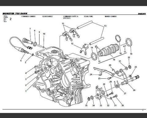 UNLOCK THE FULL POTENTIAL OF YOUR 2000 DUCATI MONSTER 750 DARK WITH OUR COMPREHENSIVE PARTS CATALOGUE MANUAL IN PDF FORMAT. 