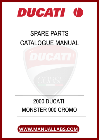DON'T LET A MISSING PART HOLD YOU BACK. INVEST IN THE 2000 DUCATI MONSTER 900 CROMO SPARE PARTS CATALOGUE MANUAL TODAY AND GAIN ACCESS TO INVALUABLE INFORMATION
