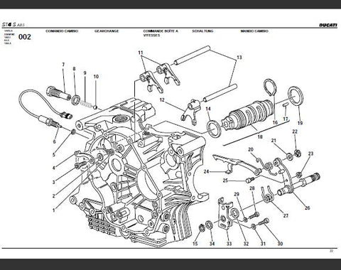 UNLOCK THE FULL POTENTIAL OF YOUR 2000 DUCATI ST4S ABS WITH OUR COMPREHENSIVE PARTS CATALOGUE MANUAL IN PDF FORMAT.