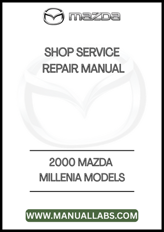 2000 MAZDA MPV LW SHOP SERVICE REPAIR MANUAL - PDF