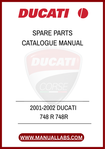 DON'T MISS OUT ON THE OPPORTUNITY TO ENHANCE YOUR DUCATI EXPERIENCE. PURCHASE THE 2001-2002 DUCATI 748 R SPARE PARTS CATALOGUE MANUAL TODAY AND ENSURE YOUR MOTORCYCLE