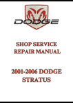 2001-2006 DODGE STRATUS SHOP SERVICE REPAIR MANUAL - PDF