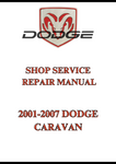 2001-2007 DODGE CARAVAN SHOP SERVICE REPAIR  MANUAL - PDF