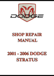 2001 - 2006 DODGE STRATUS SHOP REPAIR MANUAL - PDF