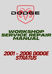2001 - 2006 DODGE STRATUS WORKSHOP SERVICE REPAIR MANUAL - PDF