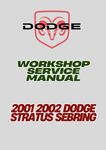 2001 2002 DODGE STRATUS SEBRING WORKSHOP SERVICE MANUAL - PDF