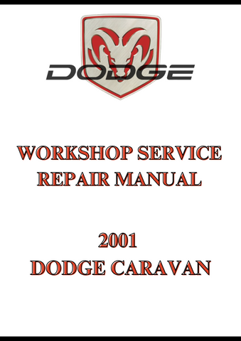 2001 DODGE CARAVAN WORKSHOP SERVICE REPAIR MANUAL - PDF
