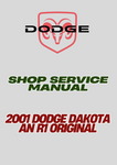 2001 DODGE DAKOTA AN R1 ORIGINAL SHOP SERVICE MANUAL - PDF