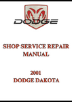 2001 DODGE DAKOTA SHOP SERVICE REPAIR MANUAL - PDF