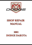 2001 DODGE DAKOTA SHOP REPAIR MANUAL - PDF