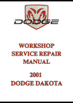 2001 DODGE DAKOTA WORKSHOP SERVICE REPAIR MANUAL - PDF