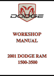 2001 DODGE RAM 1500-3500 WORKSHOP MANUAL - PDF