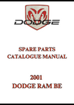 2001 DODGE RAM BE SPARE PARTS CATALOGUE MANUAL - PDF