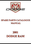2001 DODGE RAM SPARE PARTS CATALOGUE MANUAL - PDF