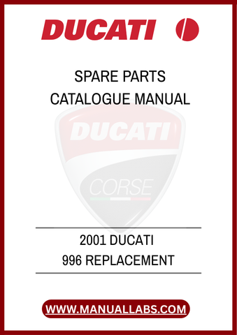 DON'T LET A MISSING PART KEEP YOU OFF THE ROAD. EQUIP YOURSELF WITH THE KNOWLEDGE AND RESOURCES YOU NEED TO KEEP YOUR DUCATI 996 IN PEAK CONDITION. PURCHASE YOUR PDF
