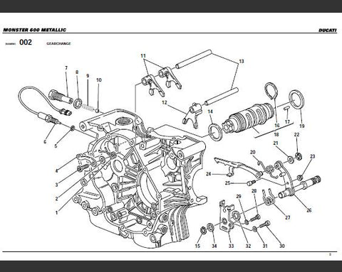 UNLOCK THE FULL POTENTIAL OF YOUR 2001 DUCATI MONSTER 600 WITH OUR COMPREHENSIVE METALLIC PARTS CATALOGUE MANUAL IN PDF FORMAT. 