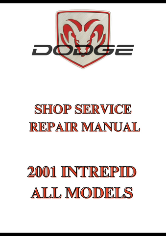 2001 INTREPID ALL MODELS SHOP SERVICE REPAIR MANUAL - PDF