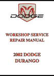 2002 DODGE DURANGO WORKSHOP SERVICE REPAIR MANUAL - PDF