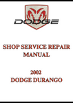 2002 DODGE DURANGO SHOP SERVICE REPAIR MANUAL - PDF