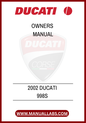 DON'T MISS OUT ON THE OPPORTUNITY TO ENHANCE YOUR OWNERSHIP EXPERIENCE. DOWNLOAD THE 2002 DUCATI 998S OWNER'S MANUAL TODAY AND ENSURE YOUR MOTORCYCLE REMAINS A