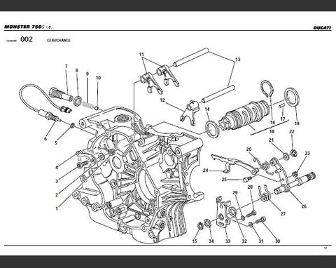 UNLOCK THE FULL POTENTIAL OF YOUR 2002 DUCATI MONSTER 750S WITH OUR COMPREHENSIVE PARTS CATALOGUE MANUAL IN PDF FORMAT. 