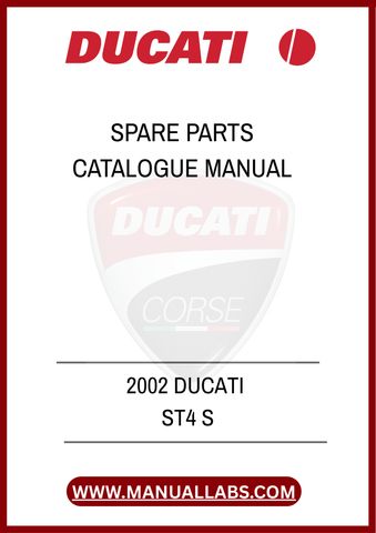 DON'T MISS OUT ON THE OPPORTUNITY TO ENHANCE YOUR OWNERSHIP EXPERIENCE. DOWNLOAD THE 2002 DUCATI ST4 S SPARE PARTS CATALOGUE MANUAL TODAY AND ENSURE YOUR BIKE REMAINS