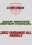 2002 DURANGO ALL MODELS SHOP SERVICE REPAIR MANUAL - PDF