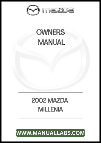 2002 MAZDA MILLENIA OWNERS MANUAL - PDF
