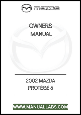 2002 MAZDA PROTÉGÉ 5 OWNERS MANUAL - PDF