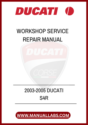 DON'T LET MECHANICAL ISSUES HOLD YOU BACK FROM ENJOYING YOUR RIDE. INVEST IN THE 2003-2005 DUCATI S4R WORKSHOP SERVICE REPAIR MANUAL TODAY AND ENSURE YOUR MOTORCYCLE