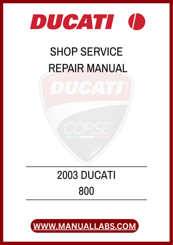DON'T LET MINOR PROBLEMS TURN INTO MAJOR HEADACHES. INVEST IN THE 2003 DUCATI 800 SHOP SERVICE REPAIR MANUAL TODAY AND EMPOWER YOURSELF TO MAINTAIN YOUR BIKE LIKE A PRO