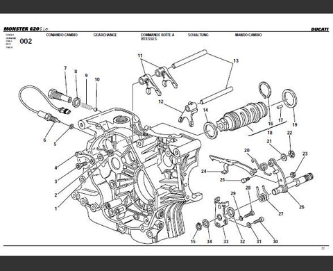 UNLOCK THE FULL POTENTIAL OF YOUR 2003 DUCATI MONSTER 620S WITH OUR COMPREHENSIVE PARTS CATALOGUE MANUAL IN PDF FORMAT.