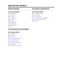 Unlock the full potential of your 2003 Harley-Davidson Softail with the comprehensive Electrical and Supplement Service Manual (PDF file) 99482-03, 99498-03, 99494-03. This essential guide provides detailed schematics, troubleshooting tips, and maintenance procedures to keep your bike running smoothly and efficiently. Whether you're a seasoned mechanic or a DIY enthusiast, this manual is designed to empower you with the knowledge needed to tackle electrical issues and enhance your riding experience. Don't m