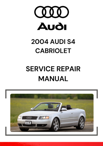 The 2004 Audi S4 Cabriolet Service Repair Manual is a detailed guide designed to help owners and technicians maintain, repair, and troubleshoot the 2004 Audi S4 Cabriolet, a high-performance convertible model from Audi.