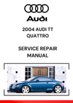 The 2004 Audi TT Quattro Service Repair Manual is an essential guide designed for Audi TT Quattro owners, mechanics, and technicians who need detailed instructions for maintaining, repairing, and troubleshooting the 2004 Audi TT Quattro.
