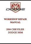 2004 CHRYSLER DODGE 300M WORKSHOP REPAIR MANUAL - PDF