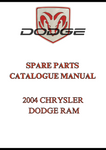 2004 CHRYSLER DODGE RAM SPARE PARTS CATALOGUE MANUAL - PDF