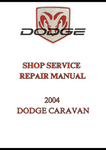 2004 DODGE CARAVAN SHOP SERVICE REPAIR MANUAL - PDF