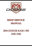 2004 DODGE RAM 1500 2500 3500 SHOP SERVICE MANUAL - PDF