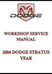 2004 DODGE STRATUS YEAR WORKSHOP SERVICE MANUAL - PDF