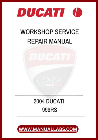 DON'T LET MINOR ISSUES TURN INTO MAJOR PROBLEMS. EQUIP YOURSELF WITH THE 2004 DUCATI 999RS WORKSHOP SERVICE REPAIR MANUAL TODAY AND EXPERIENCE THE SATISFACTION OF MAINTAINING