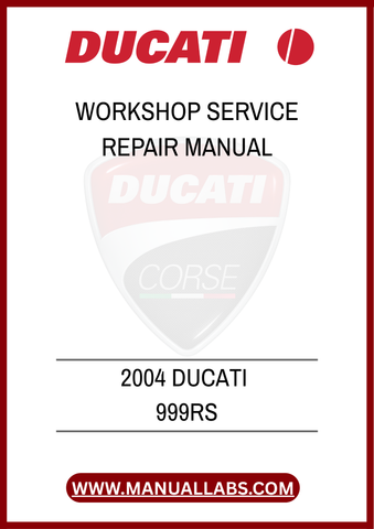 DON’T LET MINOR PROBLEMS TURN INTO MAJOR HEADACHES. EQUIP YOURSELF WITH THE 2004 DUCATI 999RS WORKSHOP SERVICE REPAIR MANUAL TODAY AND EXPERIENCE THE SATISFACTION