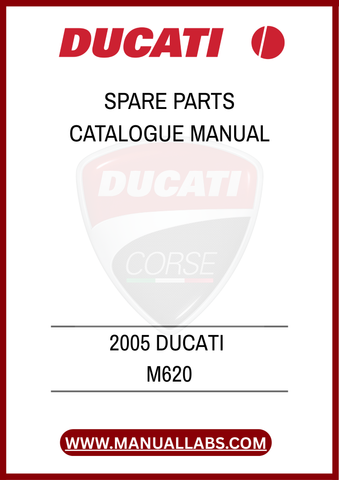 DON'T LET A MISSING PART HOLD YOU BACK. EQUIP YOURSELF WITH THE KNOWLEDGE AND TOOLS NECESSARY TO MAINTAIN YOUR DUCATI M620 AT PEAK PERFORMANCE. PURCHASE YOUR 2005 DUCATI