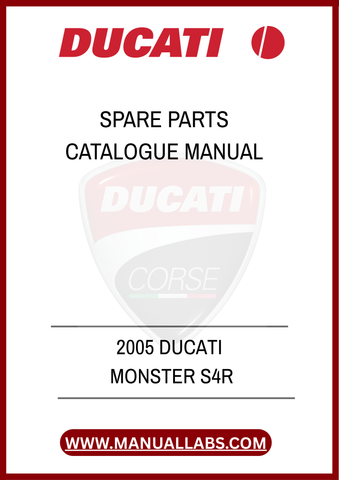 DON'T LET A MISSING PART HOLD YOU BACK FROM ENJOYING YOUR RIDE. INVEST IN THE 2005 DUCATI MONSTER S4R SPARE PARTS CATALOGUE MANUAL TODAY AND ENSURE YOUR MOTORCYCLE