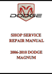 2006-2010 DODGE MAGNUM SHOP SERVICE REPAIR MANUAL - PDF