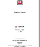 2006 Terex Wheel Loader TL160 Operator's Manual Instant Download