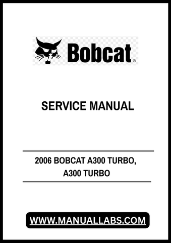 Discover the essential resource for maintaining your 2006 Bobcat A300 Turbo with the comprehensive A300 Turbo High Flow Skid Steer Loader Service Manual. This PDF file is designed to provide you with detailed insights and step-by-step instructions, ensuring your equipment operates at peak performance.