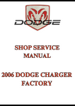 2006 DODGE CHARGER FACTORY SHOP SERVICE MANUAL - PDF
