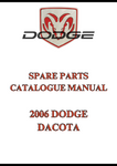 2006 DODGE DACOTA SPARE PARTS CATALOGUE MANUAL - PDF